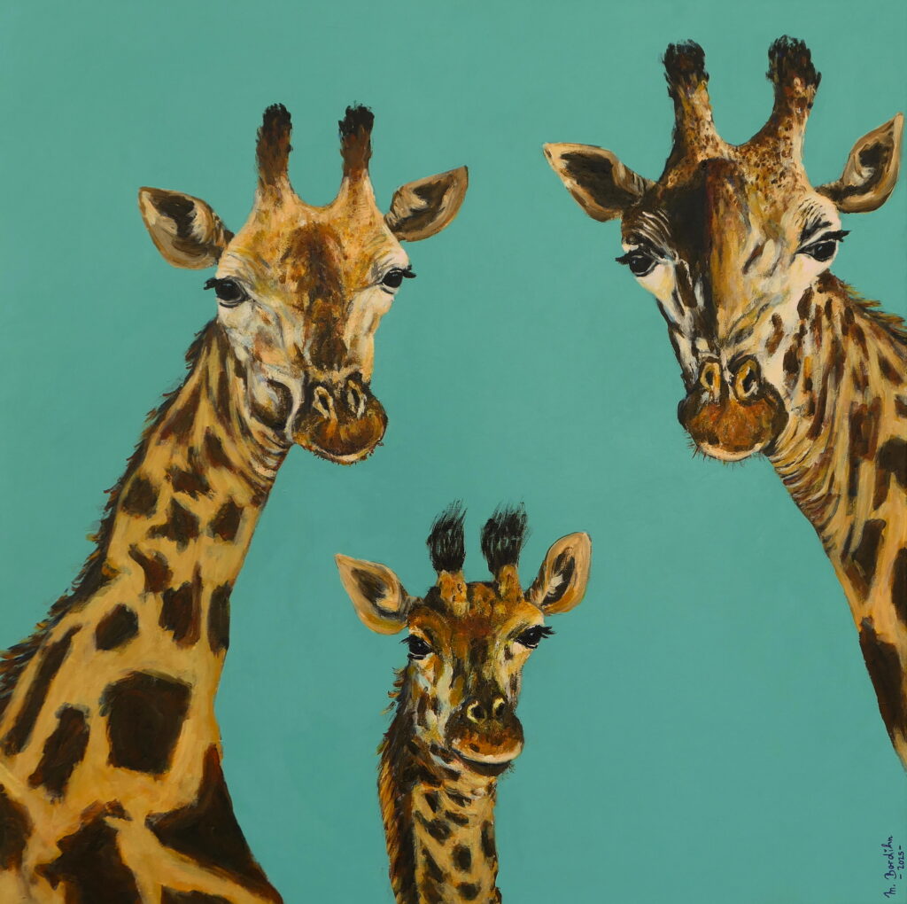 Giraffenfamilie
