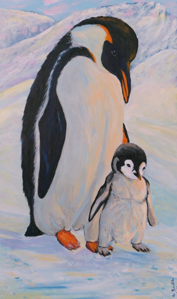 Pinguin - die ersten Schritte